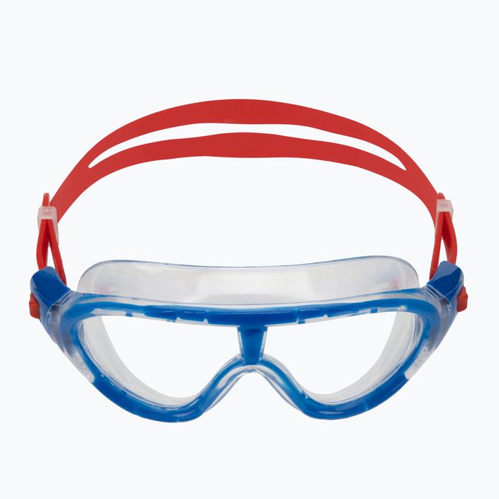 Παιδική μάσκα κολύμβησης Speedo Rift Junior lava red/beautiful blue/clear 8-01213C811 2