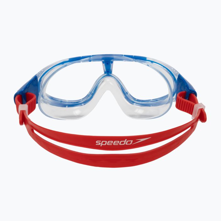 Παιδική μάσκα κολύμβησης Speedo Rift Junior lava red/beautiful blue/clear 8-01213C811 5