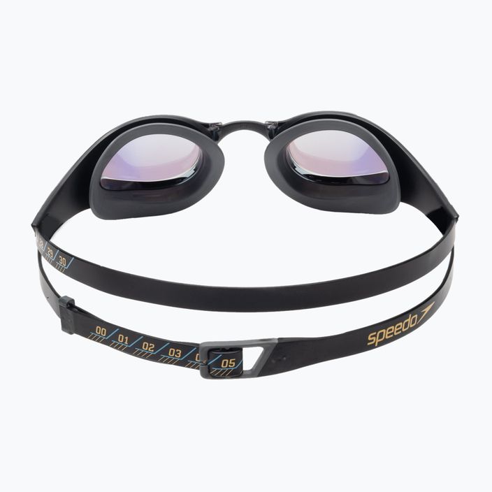 Speedo Fastskin Pure Focus Mirror κολυμβητικά γυαλιά μαύρο/γκρι γκρι/χρυσό ωκεανό 68-11778D444 5