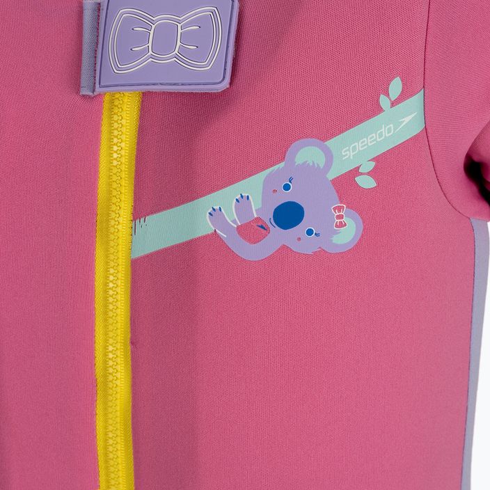 Speedo Koala Printed Float παιδικό μαγιό + γιλέκο ροζ 8-12258 3