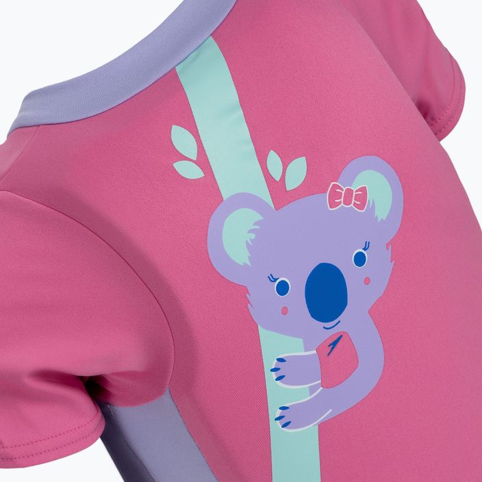 Speedo Koala Printed Float παιδικό μαγιό + γιλέκο ροζ 8-12258 4