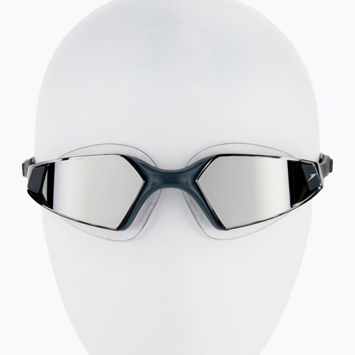 Speedo Aquapulse Pro Mirror oxid γκρι/ασημί/χρώμιο γυαλιά κολύμβησης 68-12263D637