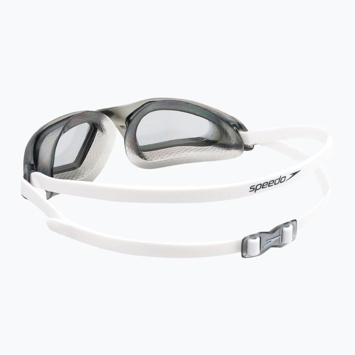 Speedo Hydropulse γυαλιά κολύμβησης λευκό/ελεφαντό/ανοιχτό καπνό 8-12268D649 4
