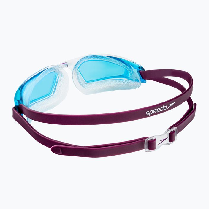 Speedo Hydropulse Junior παιδικά γυαλιά κολύμβησης βαθύ δαμασκηνί/καθαρό/μπλε 68-12270D657 4