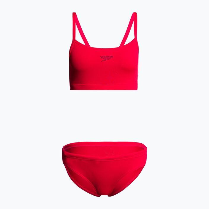 Speedo Essential Endurance+ Thinstrap Bikini γυναικείο μαγιό δύο τεμαχίων κόκκινο 126736446