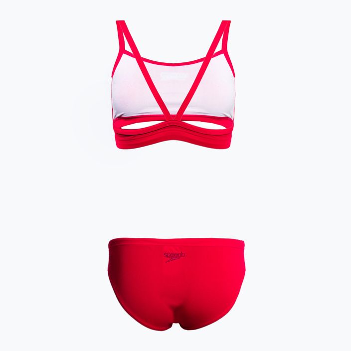 Speedo Essential Endurance+ Thinstrap Bikini γυναικείο μαγιό δύο τεμαχίων κόκκινο 126736446 2