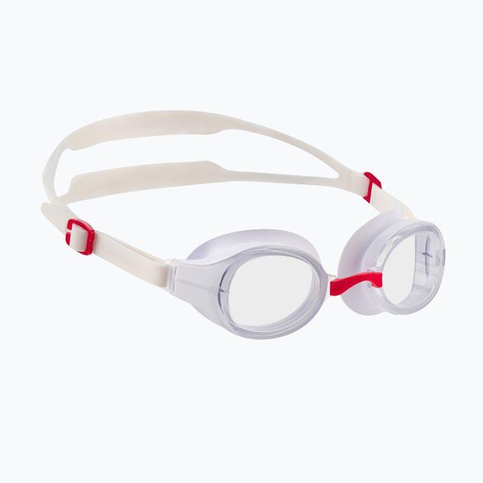 Speedo Hydropure λευκά/κόκκινα/διαφανή γυαλιά κολύμβησης 68-126698142