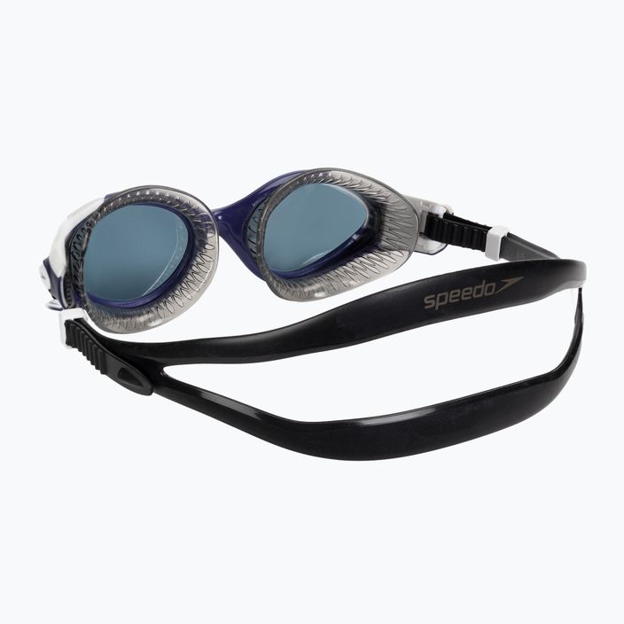 Speedo Futura Biofuse Flexiseal Γυναικεία γυαλιά κολύμβησης μαύρο/αληθινό ναυτικό/λευκό/καπνός 8-11314F985 4