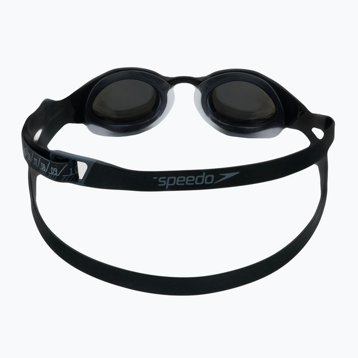 Speedo Fastskin Hyper Elite Mirror μαύρο/οξειδωτικό γκρι/χρώμιο γυαλιά κολύμβησης 68-12818F976 5