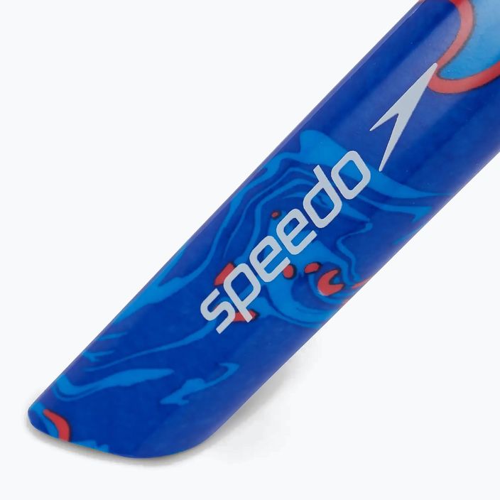 Speedo Centre bllue flame/pool blue/fluo tangerine κολυμβητικό αναπνευστήρα 2