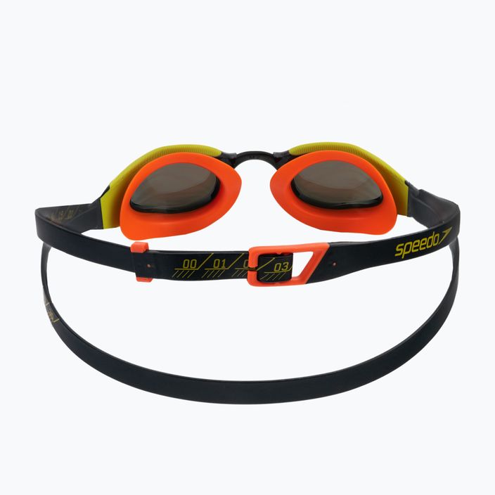 Speedo Fastskin Hyper Elite Mirror Junior παιδικά γυαλιά κολύμβησης μαύρα/μαύρο/ατομικό ασβέστη/σαφίρ 68-12821G797 5