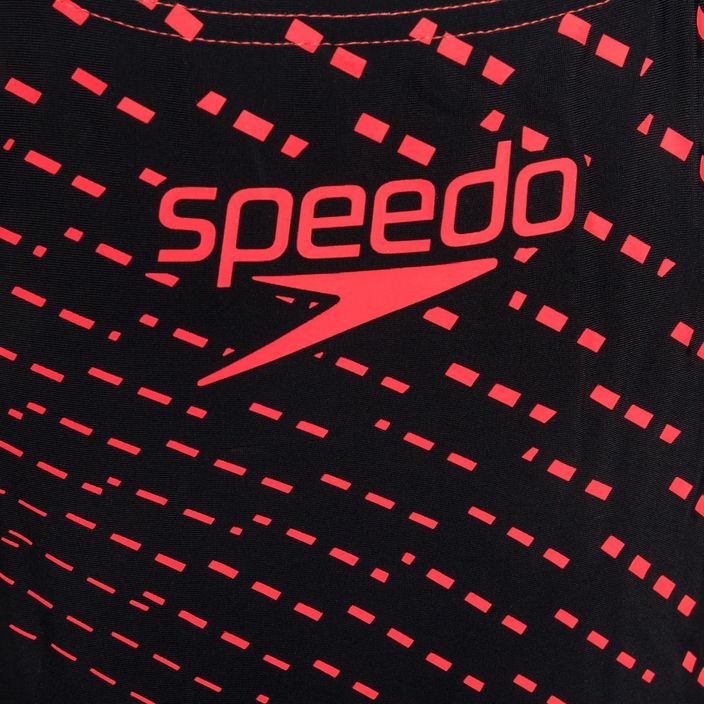 Speedo Medley Logo Medalist παιδικό ολόσωμο μαγιό μαύρο 8-13458G683 3