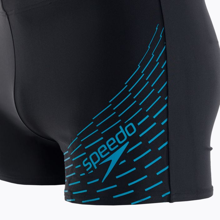 Ανδρικά μποξεράκια κολύμβησης Speedo Medley Logo μαύρο 68-11354G814 3