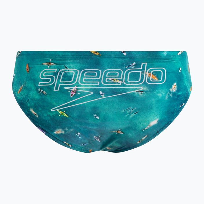 Ανδρικό Speedo Escape 5cm Brief σλιπ κολύμβησης μπλε 68-13452G662 2
