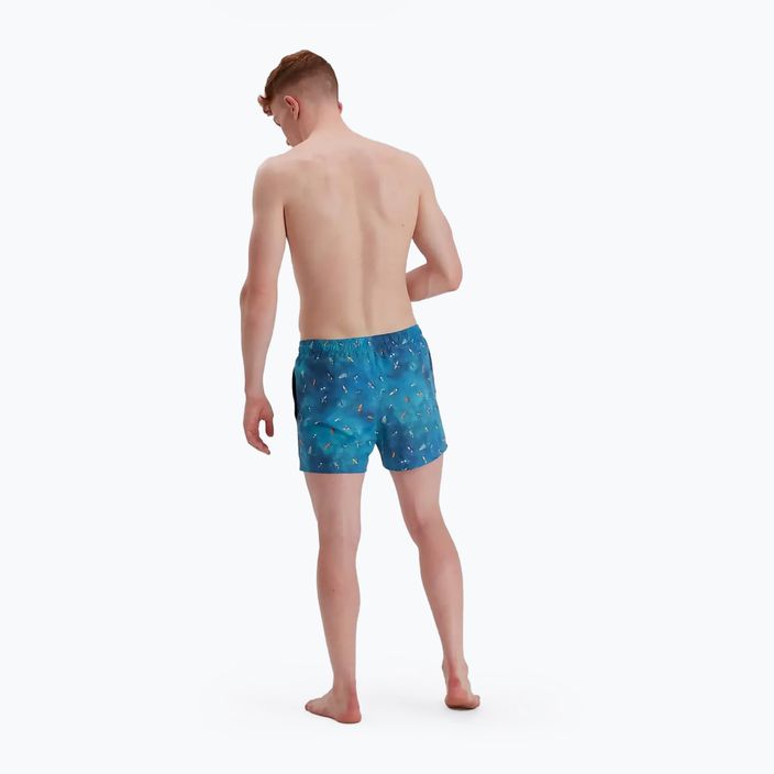 Ανδρικό σορτς κολύμβησης Speedo Digital Printed Leisure 14" μπλε 68-13454G662 4