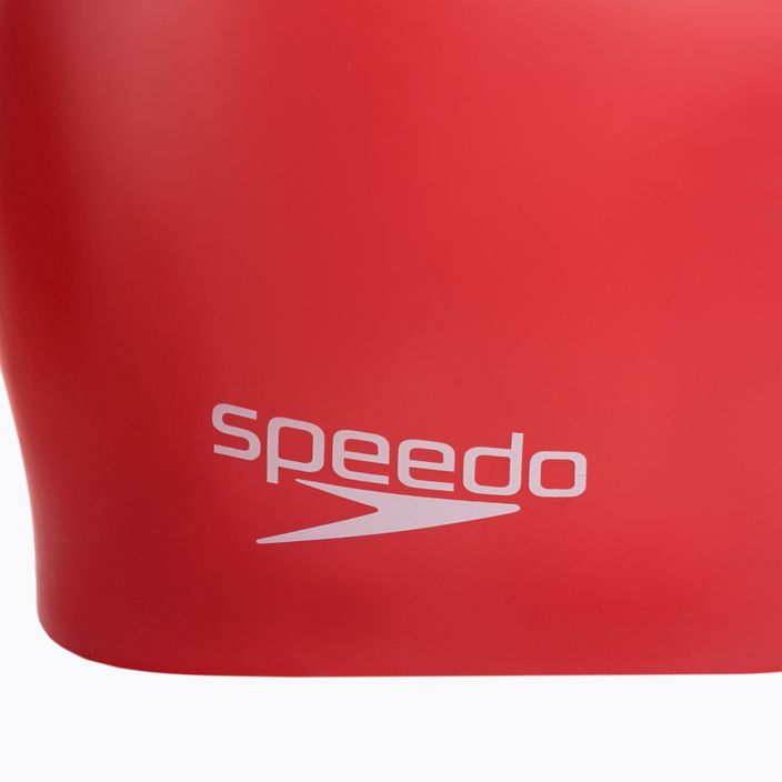Speedo Καθαρό καπάκι κολύμβησης σιλικόνης κόκκινο 68-70984 3