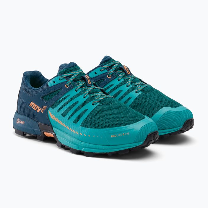 Γυναικεία παπούτσια για τρέξιμο Inov-8 Roclite G 275 V2 μπλε-πράσινο 001098-TLNYNE 4
