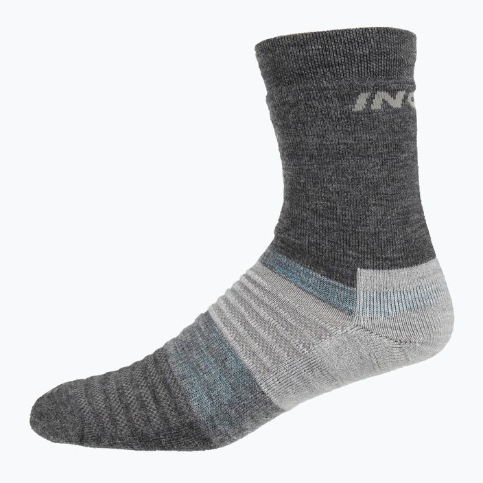 Inov-8 Active Merino+ κάλτσες για τρέξιμο γκρι/μελανζέ 6