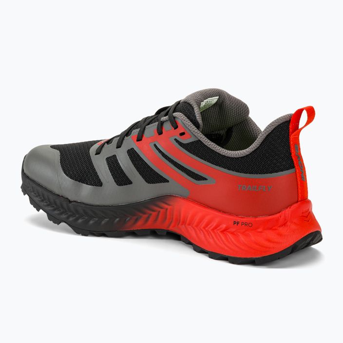Ανδρικά παπούτσια τρεξίματος Inov-8 Trailfly μαύρο/κόκκινο/σκούρο γκρι 3