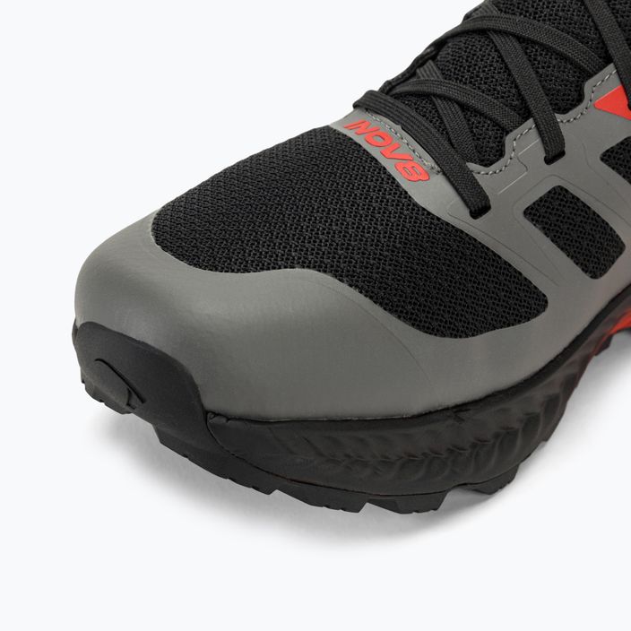 Ανδρικά παπούτσια τρεξίματος Inov-8 Trailfly μαύρο/κόκκινο/σκούρο γκρι 7