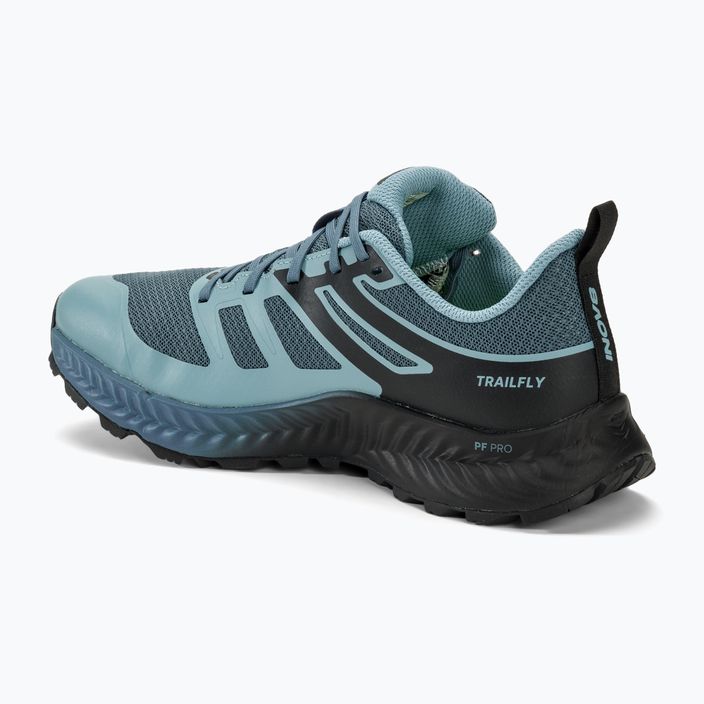 Ανδρικά αθλητικά παπούτσια Inov-8 Trailfly μπλε γκρι/μαύρο/λατυποδία 3