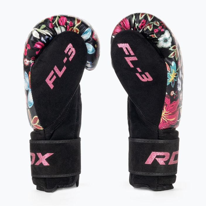 RDX FL-3 γάντια πυγμαχίας μαύρου χρώματος BGR-FL3 4
