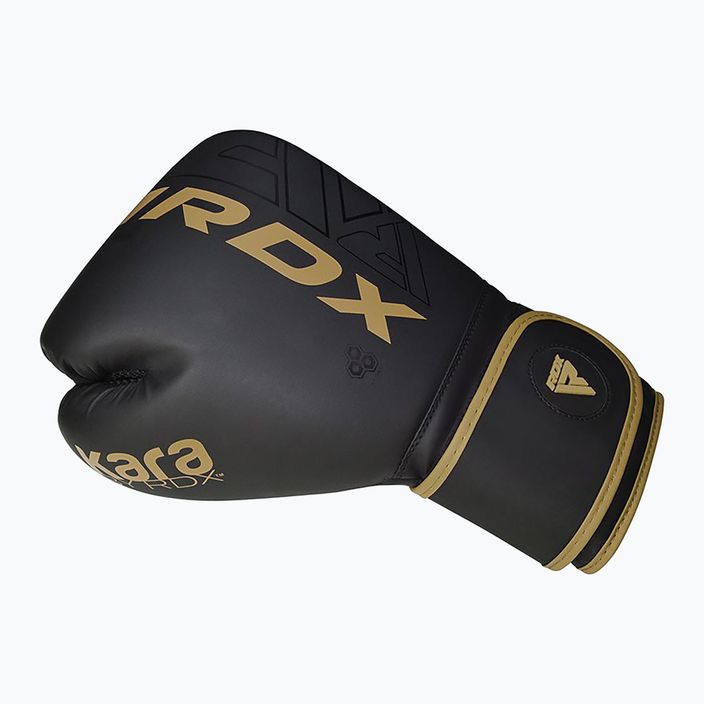 RDX F6 μαύρα/χρυσά γάντια πυγμαχίας BGR-F6MGL 9