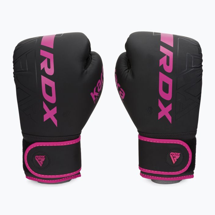 RDX F6 μαύρα/ροζ γάντια πυγμαχίας BGR-F6MP