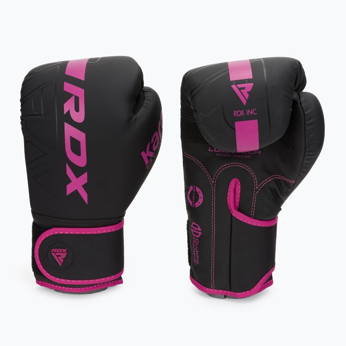 RDX F6 μαύρα/ροζ γάντια πυγμαχίας BGR-F6MP 3
