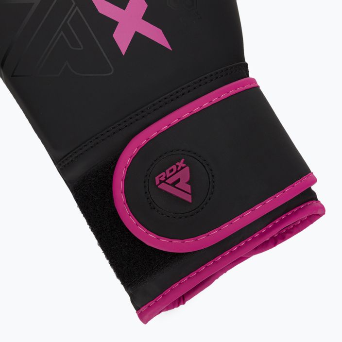 RDX F6 μαύρα/ροζ γάντια πυγμαχίας BGR-F6MP 7