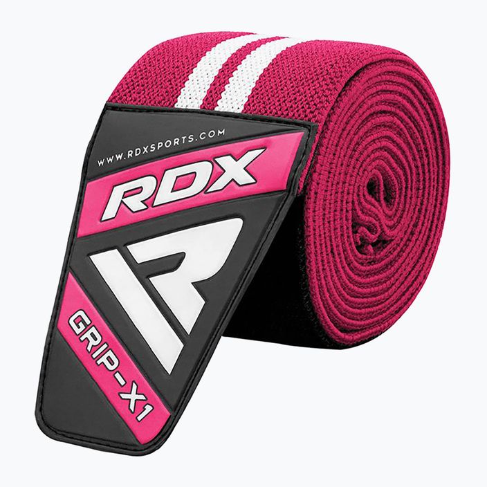 Ζώνη γονάτων RDX Weightlifting Gym Knee Wrap pink