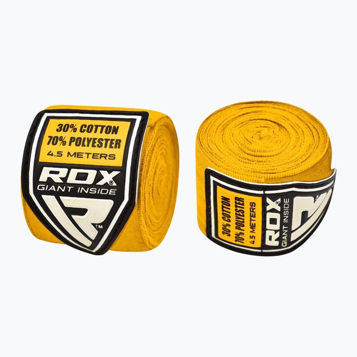 Επίδεσμοι πυγμαχίας RDX Hand Wraps Plus κίτρινο 3
