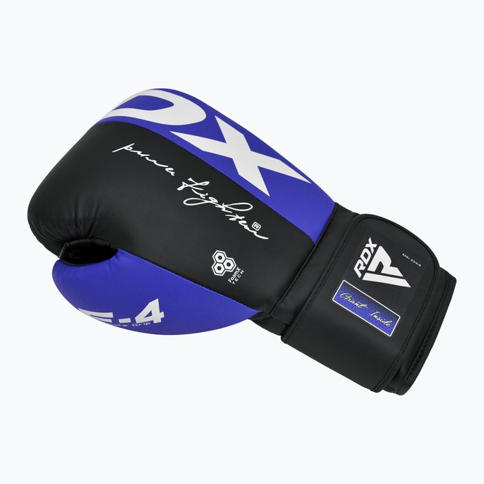 RDX REX F4 μπλε/μαύρα γάντια πυγμαχίας 3