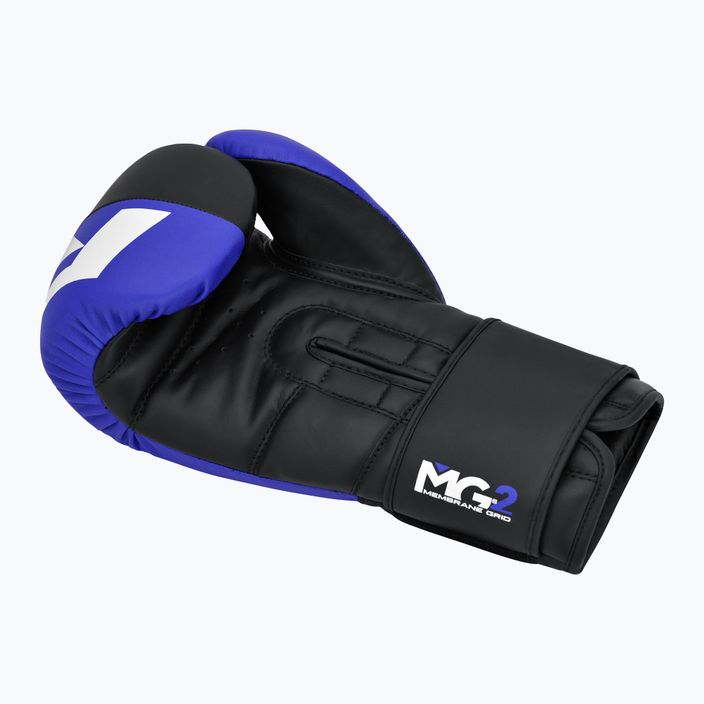 RDX REX F4 μπλε/μαύρα γάντια πυγμαχίας 4