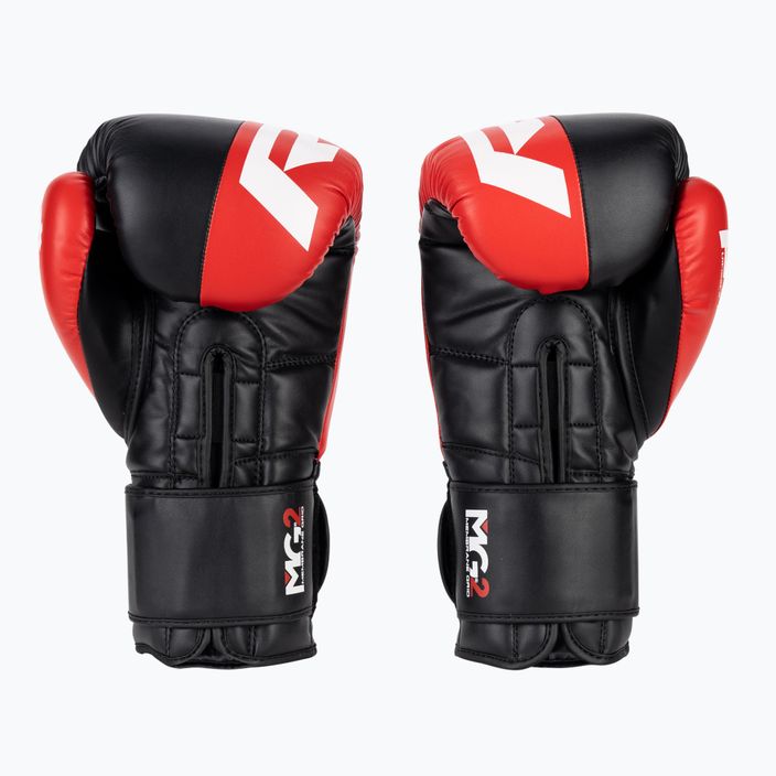 Γυναικεία γάντια πυγμαχίας RDX BGR-F4 κόκκινο/μαύρο 2
