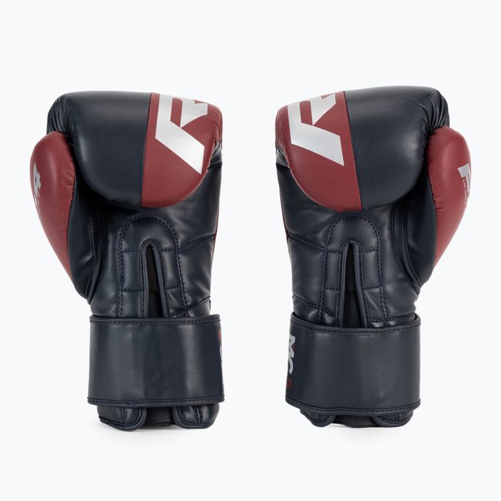 RDX REX F4 μαύρα/κόκκινα γάντια πυγμαχίας BGR-F4MU-10OZ 2