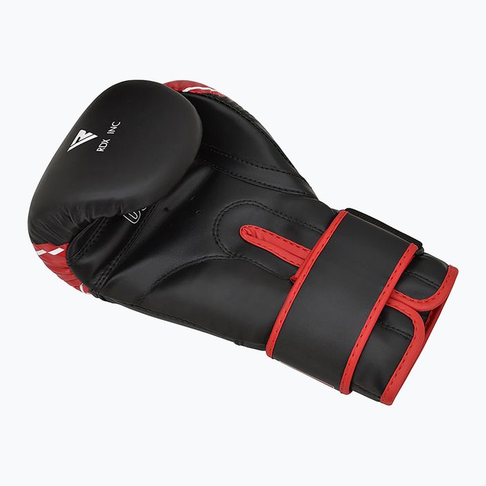 RDX JBG-4 κόκκινα/μαύρα παιδικά γάντια πυγμαχίας 4