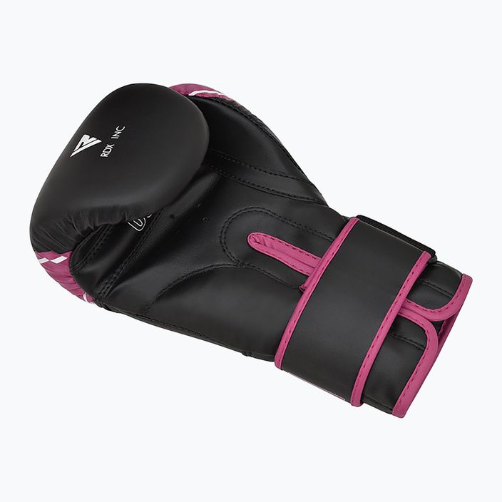 Παιδικά γάντια πυγμαχίας RDX μαύρα και ροζ JBG-4P 14
