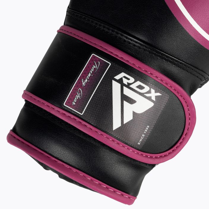 Παιδικά γάντια πυγμαχίας RDX μαύρα και ροζ JBG-4P 11