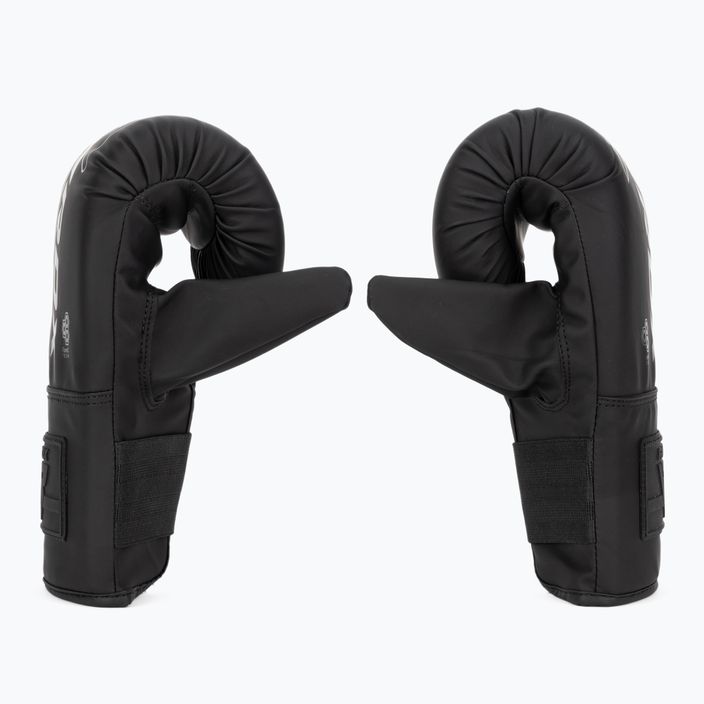 Τσάντα πυγμαχίας + σετ γαντιών RDX F6 3PC μαύρο ματ 5