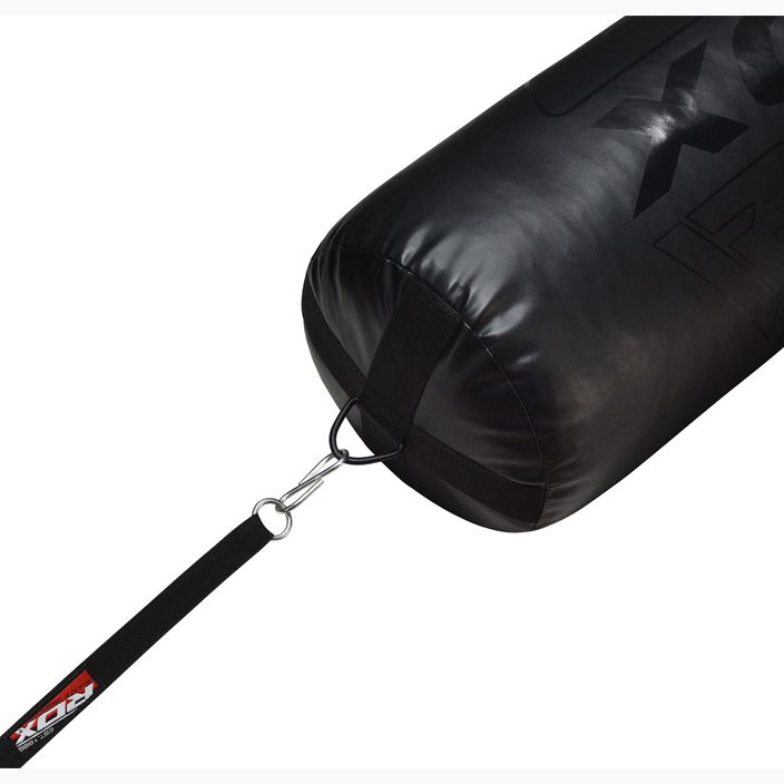 Τσάντα πυγμαχίας + σετ γαντιών RDX F6 3PC μαύρο ματ 9