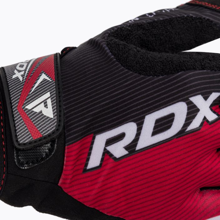 Γάντια προπόνησης RDX Sublimation μαύρο-κόκκινο WGS-F43RP 4