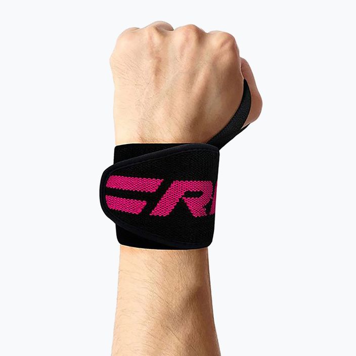 Ιμάντες καρπών RDX Gym Wrist Wrap pink 2