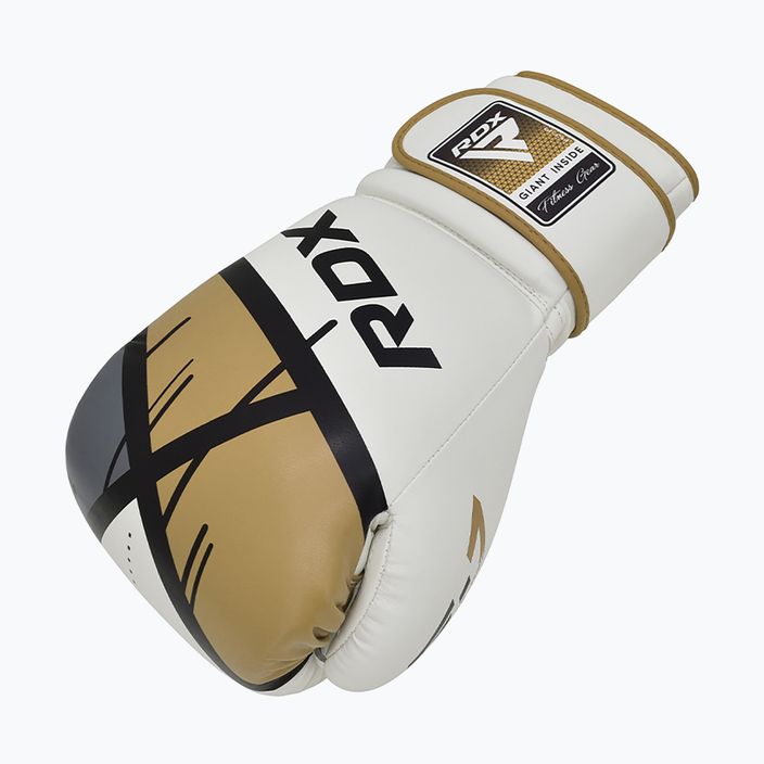 Γάντια πυγμαχίας RDX BGR-F7 χρυσά 4