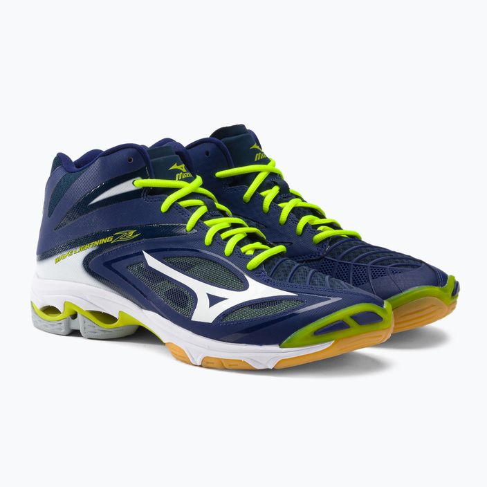 Ανδρικά παπούτσια βόλεϊ Mizuno Wave Lightning Z3 Mid μπλε V1GA170571 5