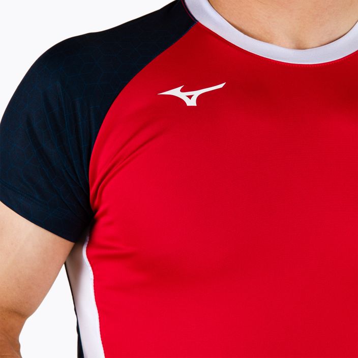 Ανδρικό πουκάμισο Mizuno Premium High-Kyu match κόκκινο V2EA700262 4