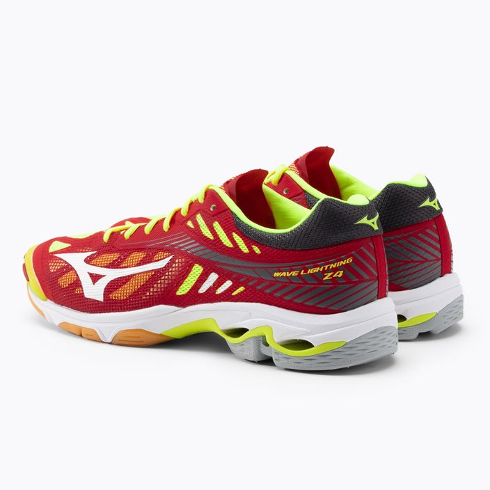 Ανδρικά παπούτσια βόλεϊ Mizuno Wave Lightning Z4 κόκκινο V1GA180001 3