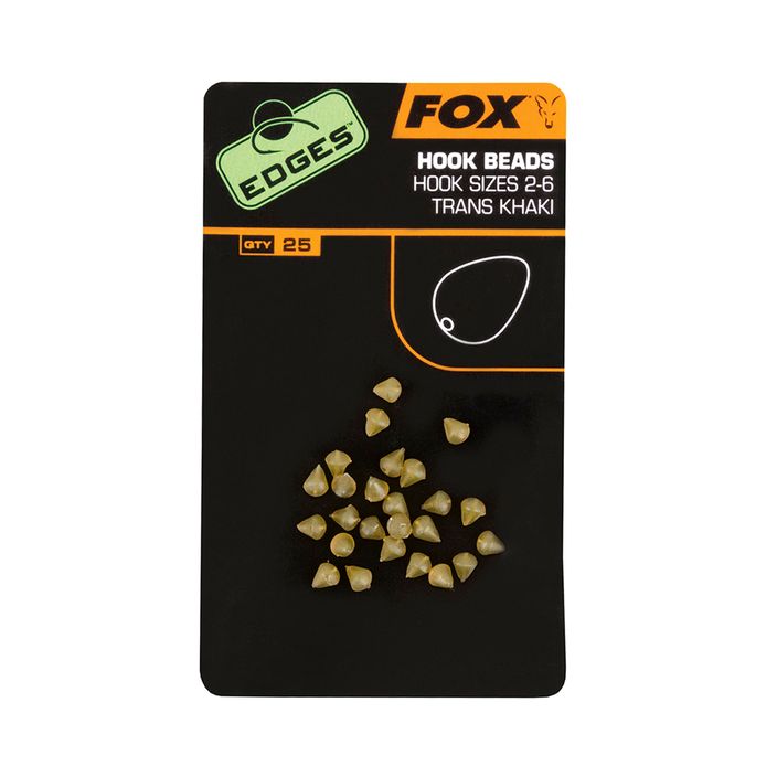 Fox International Edges Hook Bead stoppers κυπρίνου 25 τεμάχια πράσινο CAC483 2