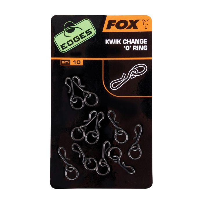 Fox International Edges O Ring Kwik Connector μαύρο CAC493 καρφίτσες ασφαλείας 2