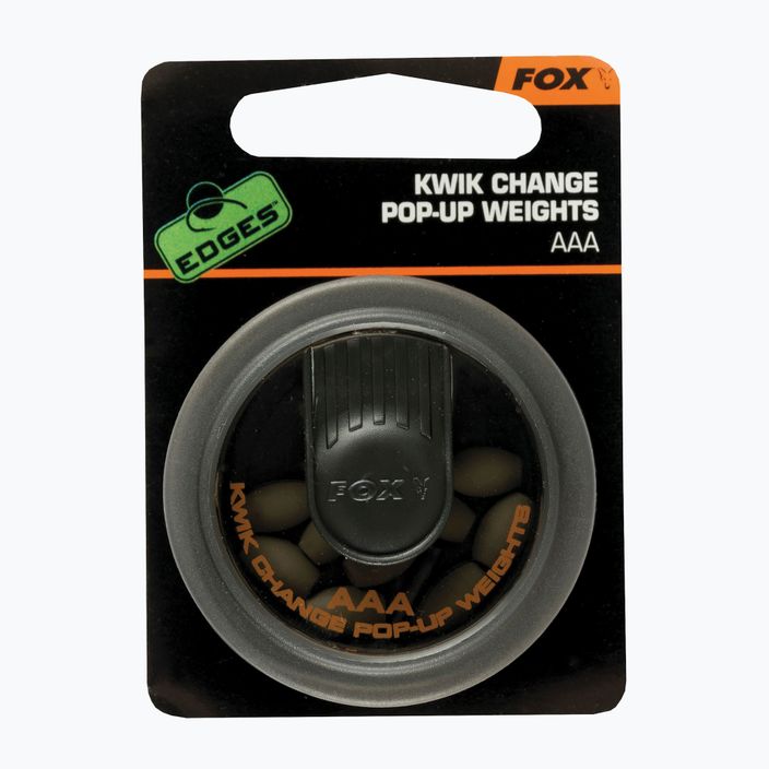 Βαρίδια κυπρίνου Fox International Edges Kwick Change Pop-up Βάρος καφέ CAC514